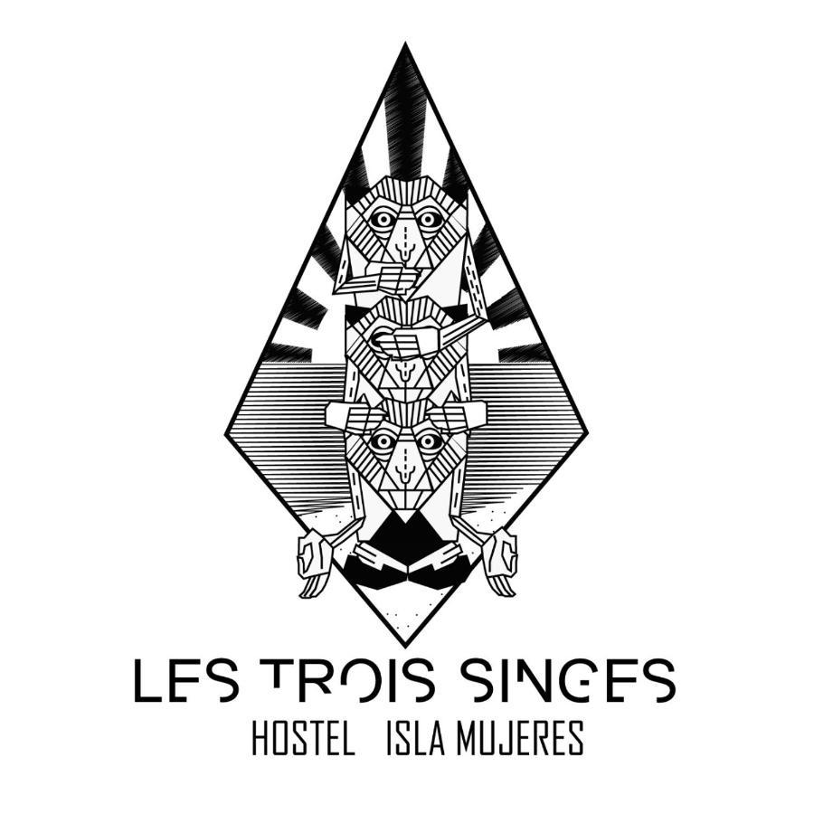 Les Trois Singes - Friendly Hostel Isla Mujeres Eksteriør bilde